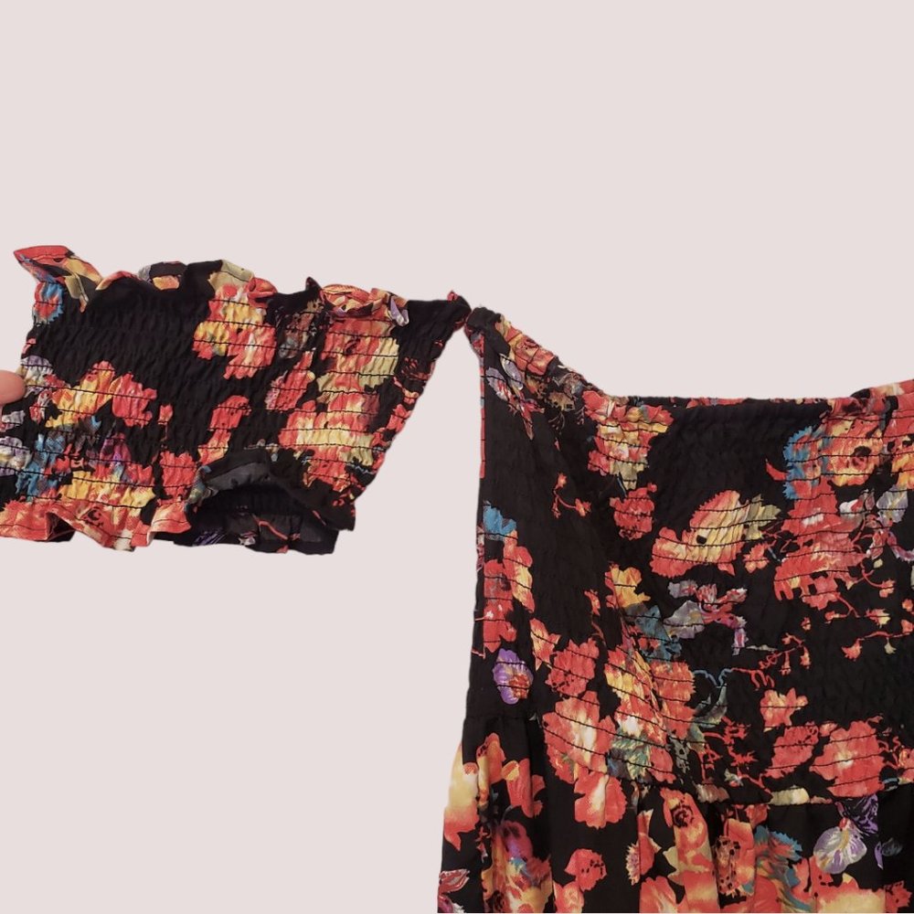 Cara Off The Shoulder Floral Maxi US16 - Picture 4 of 6